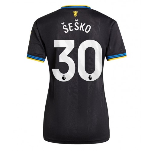 Manchester United Benjamin Sesko #30 Replika Tredje Tröja Damer 2025-26 Kortärmad